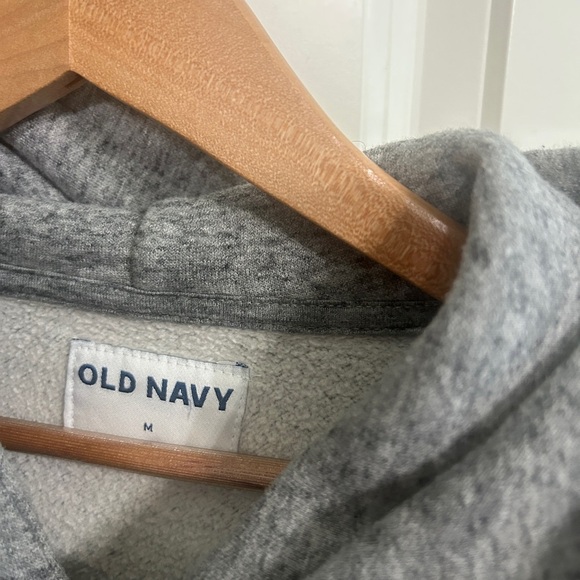 Like new Old Navy Heather Gray Hoodie size M. Men’s/unisex. Comfy. - Picture 2 of 6